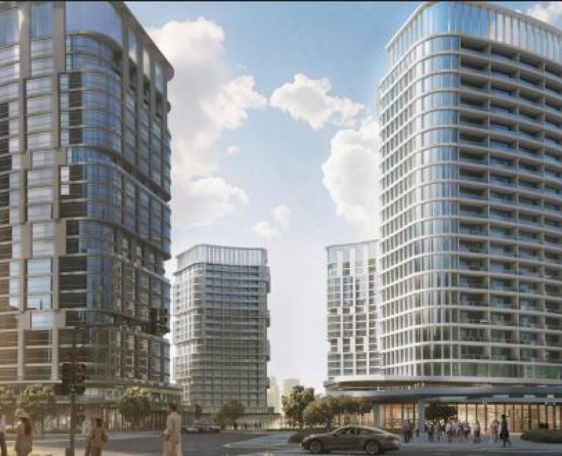 الحي المالي والتجاري أمام البنك المركزي المصري بجوار مدينة الفنون والثقافة بالقرب من محطة القطار 