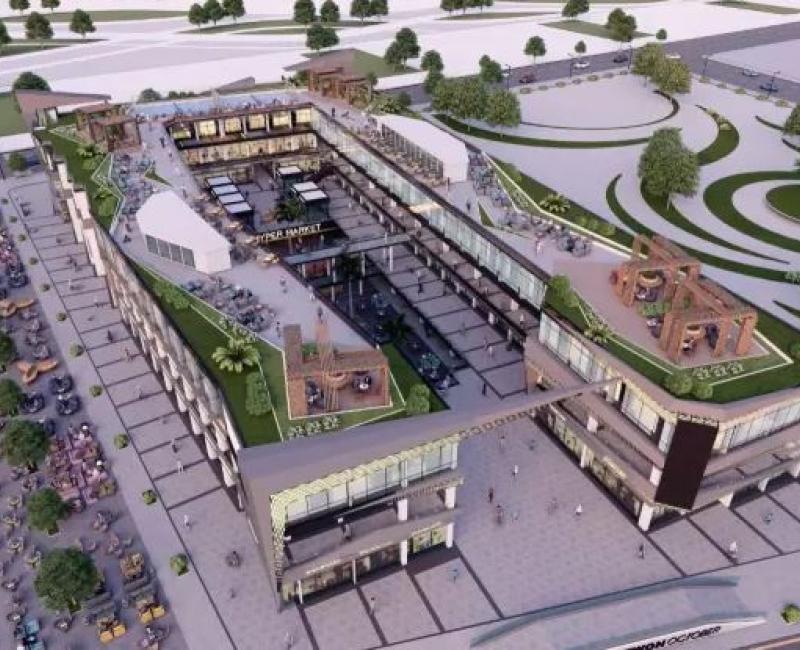Mall downtown